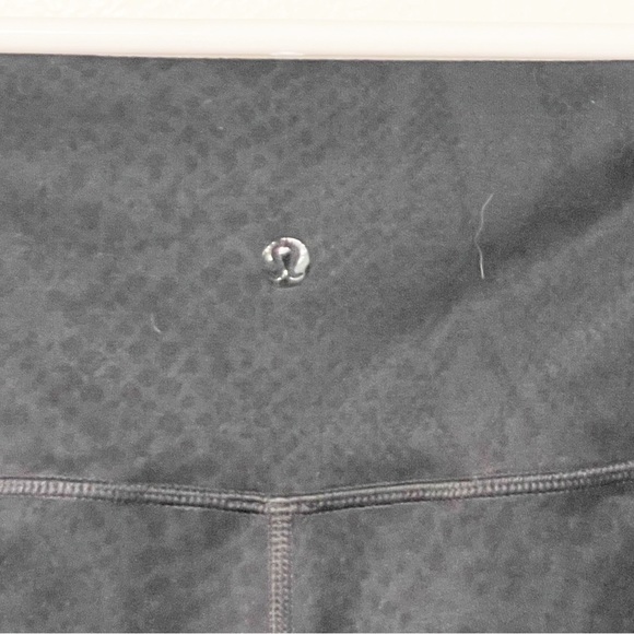 Lululemon High Times Pant Tech Mesh Tight Desert Snake Deep Coal Black - Picture 5 of 5